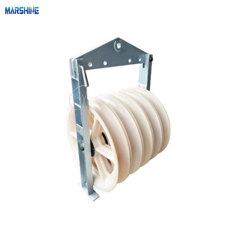 660 mm Série de nylon roldora de rolamento Bloco de cordas
