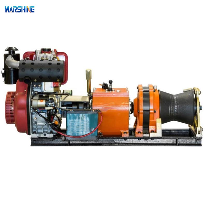 Qual guincho cabrestante diesel de 50kN se adapta a obras de 5 toneladas?